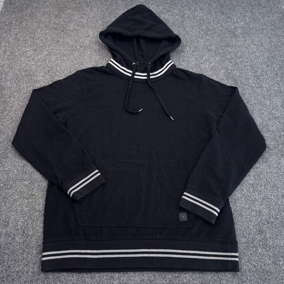 American Eagle Outfitters Other - American Eagle Pullover Hoodie Mens Size Small Black White Knit Sweatshirt
